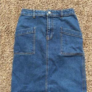 Universal Thread Blue Denim Skirt